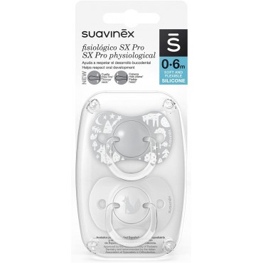 Suavinex Pack 2x Chupetes Fisiológicos Sx Pro