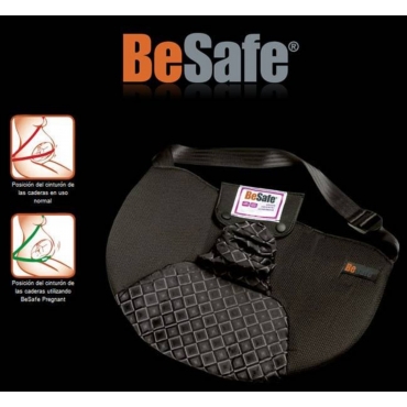 BESAFE Pregnant iZi Fix - Adaptador Cinturón Embarazada, negro