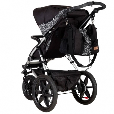 mountain-buggy-terrain-3-wheeler-all-terrain-stroller-graphite-duffel-bag-attached-to-stroller