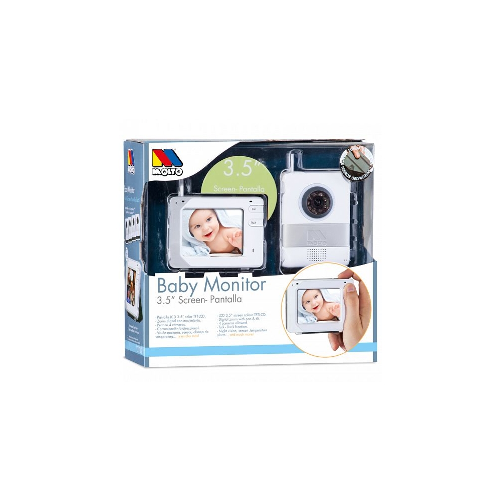 Vigilabebés BABY MONITOR 3.5″ Touch Screen